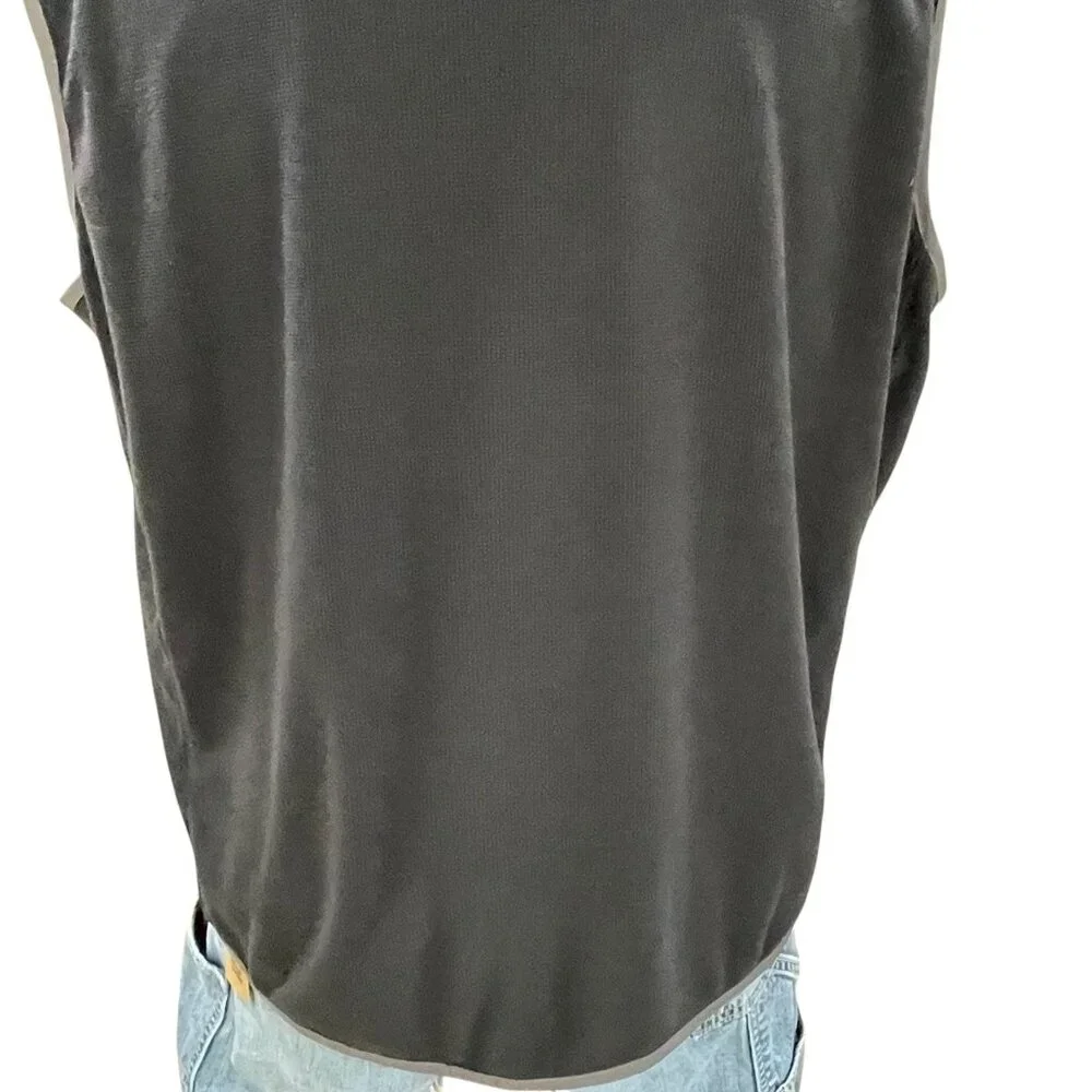 Duluth Trading Mens XL Black Fleece Vest True Grid Outdoor Workwear Hiking Zip - Picture 13 of 13